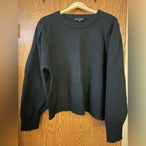 ELOQUII black puff sleeve sweater size 3